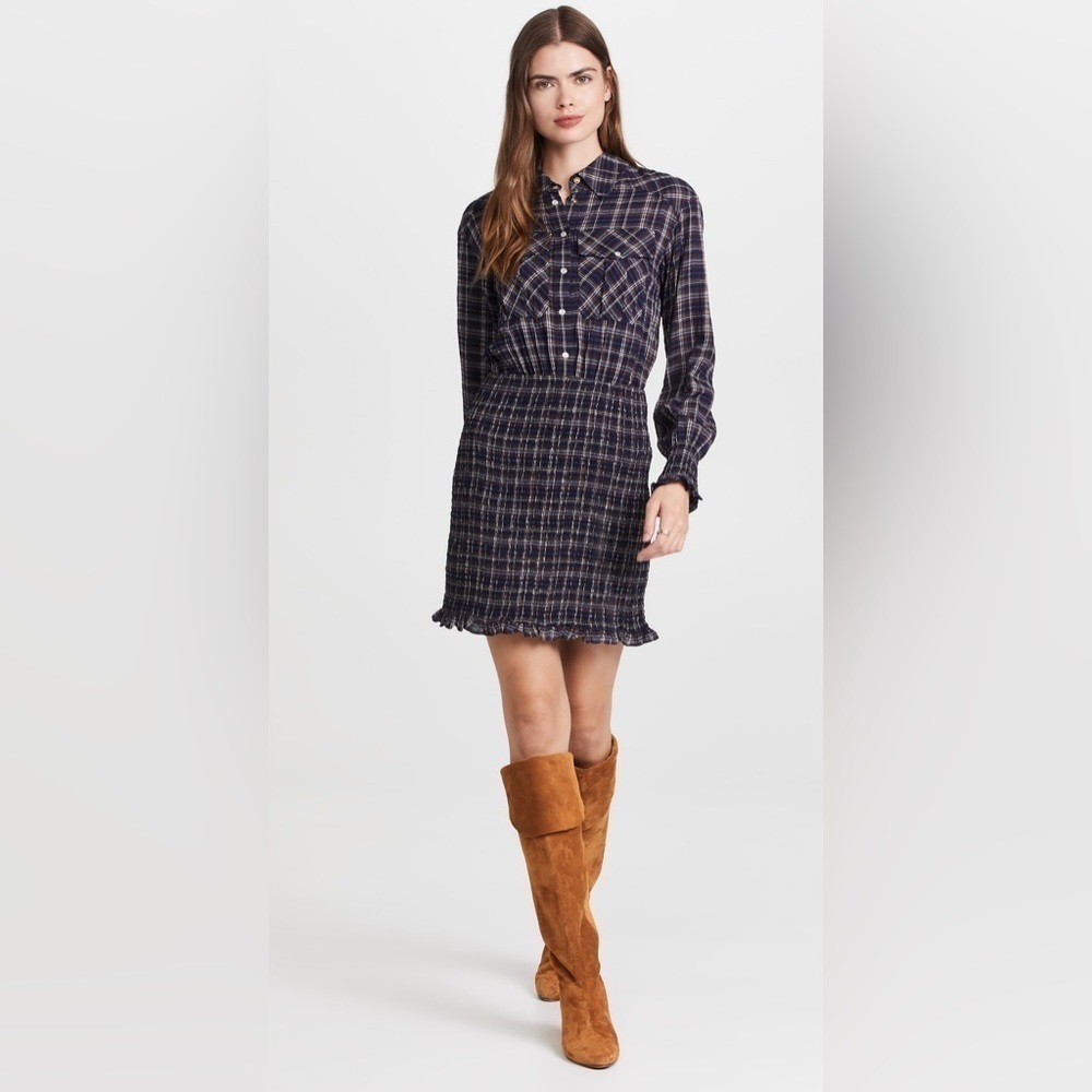 VERONICA BEARD Melnar plaid dress